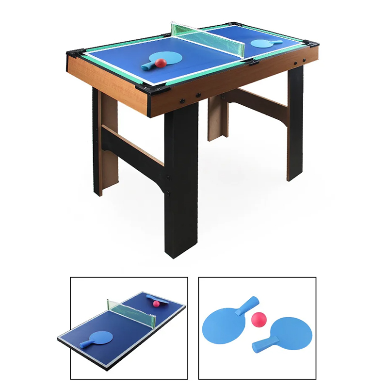 โต๊ะมัลติเกม 4-in-1 พร้อมฟุตบอล แอร์ฮอกกี้ ปิงปอง และพูล