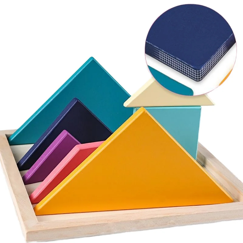 ชุด Tangram สีไม้มอนเตสซอรี่