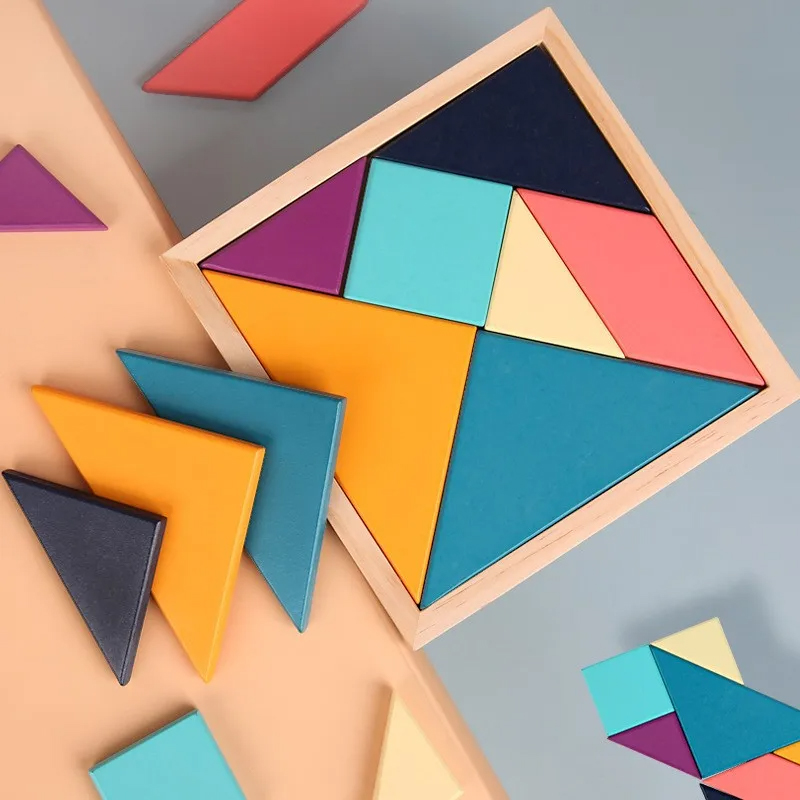 ชุด Tangram สีไม้มอนเตสซอรี่