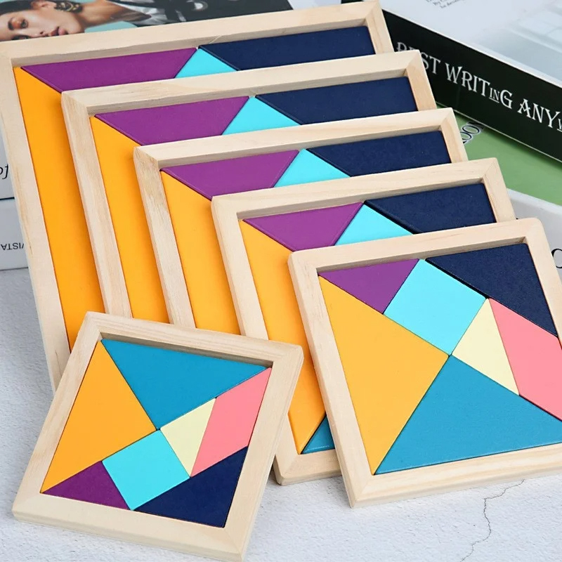 ชุด Tangram สีไม้มอนเตสซอรี่