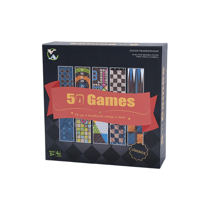 ชุดเกมกระดานแบบดั้งเดิม 50-in-1