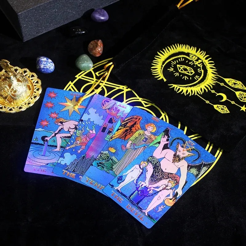Zodiac-Themed Collectible Edition - Mystic's Treasure Tarot และชุดคริสตัล