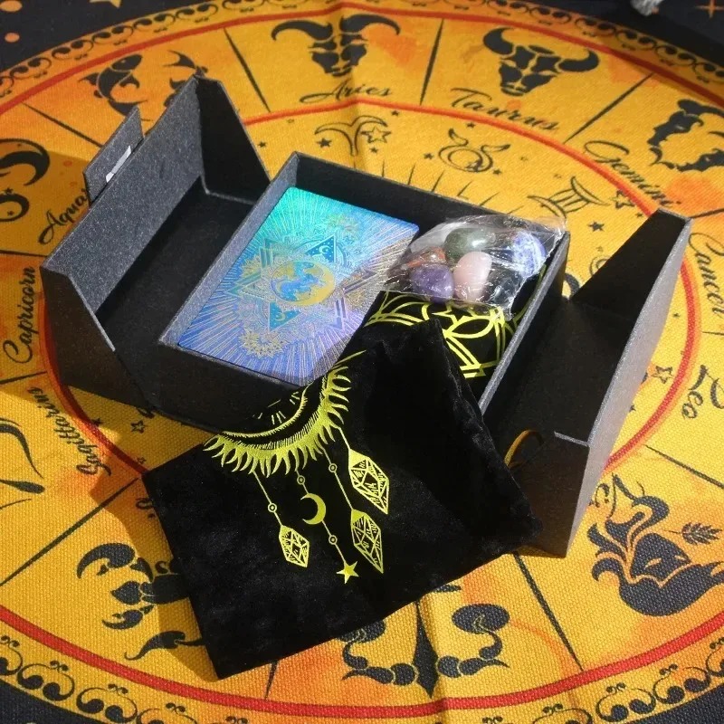 Zodiac-Themed Collectible Edition - Mystic's Treasure Tarot และชุดคริสตัล