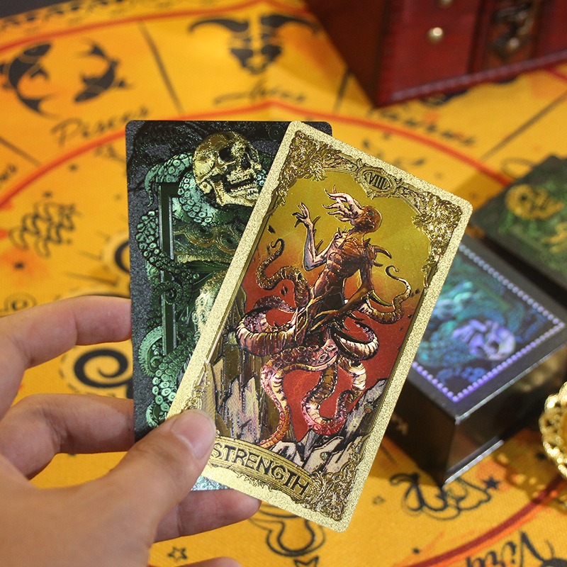 Mystical Green & Gold Edition - ไพ่ทาโรต์ตำนาน Kesulu