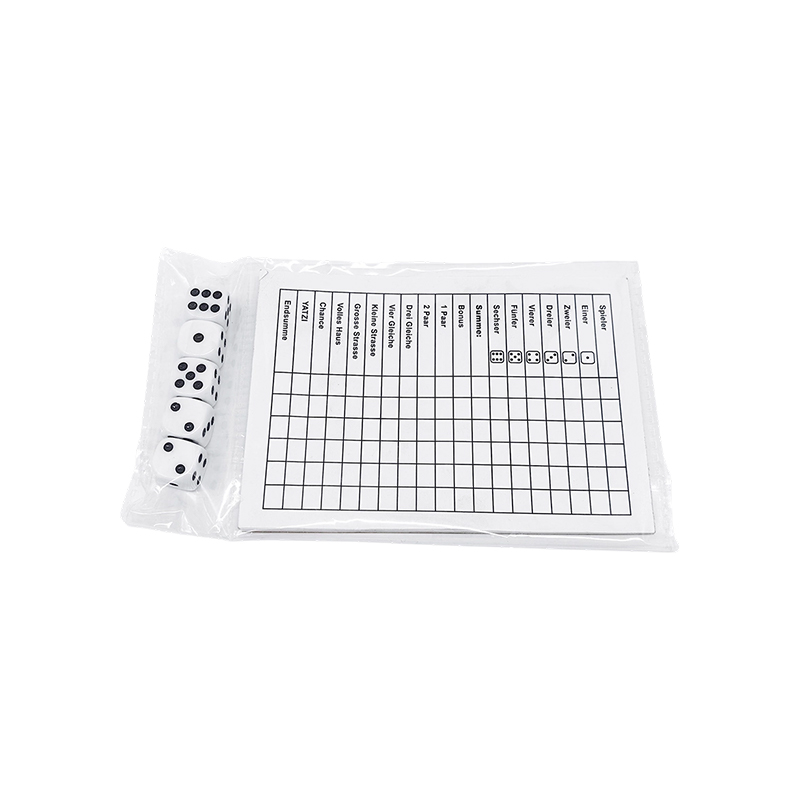 เกมลูกเต๋าคลาสสิก Essentials YATZY Scoreboard Set