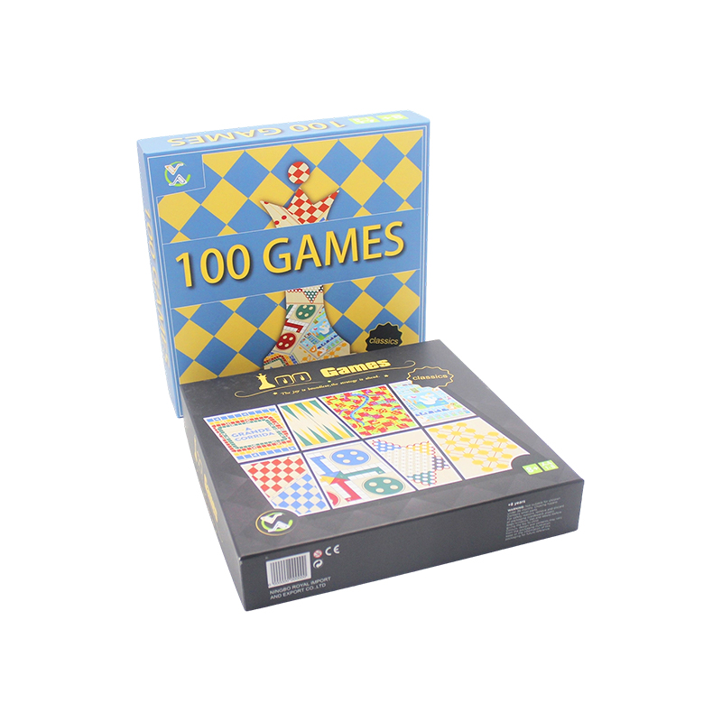 คอลเลกชันเกมกระดานคลาสสิกในกล่องของขวัญ 100-in-1