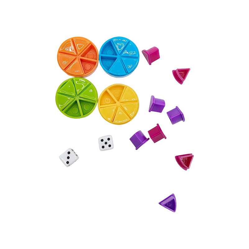 ชุด Rainbow Fraction Manipulative - เครื่องมือการเรียนรู้ที่ใช้รหัสสี
