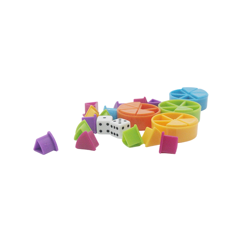 ชุด Rainbow Fraction Manipulative - เครื่องมือการเรียนรู้ที่ใช้รหัสสี