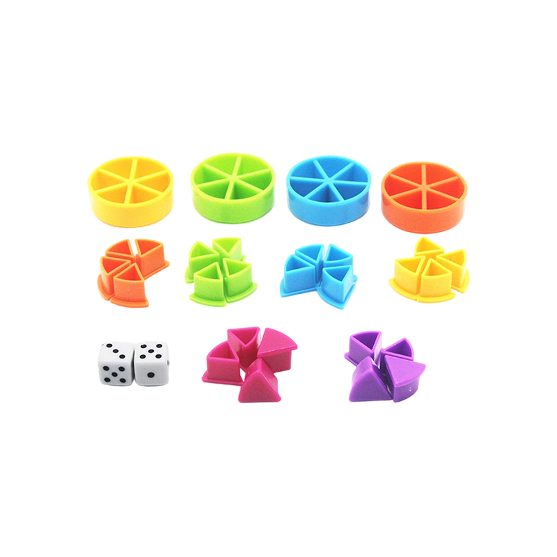ชุด Rainbow Fraction Manipulative - เครื่องมือการเรียนรู้ที่ใช้รหัสสี